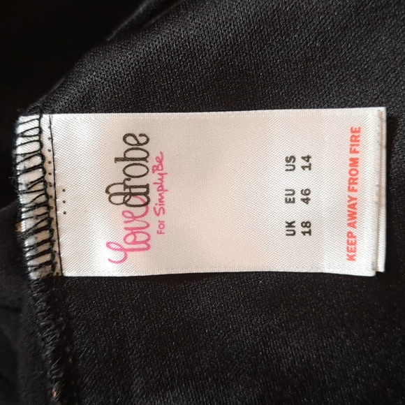 Lovedrobe Women’s Top Tank Gold Sequin Front Black Back Sleeveless Scoop Size 14 - Picture 6 of 10